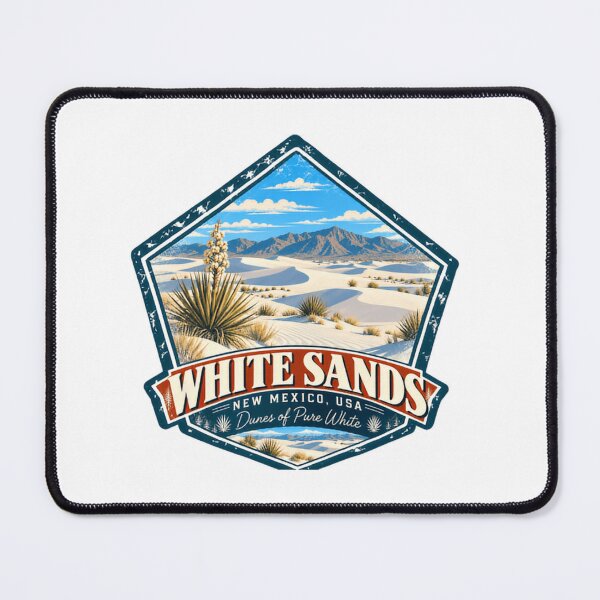 Item preview, White Sands New Mexico USA Dunes Of Pure White National Park Travel Souvenir designed and sold by Simsimah26Parks.