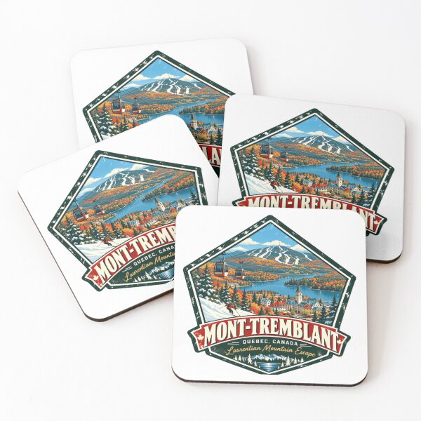 Item preview, Mont-Tremblant Quebec Canada Laurentian Mountain Escape Ski Travel Souvenir designed and sold by NeedForParks.