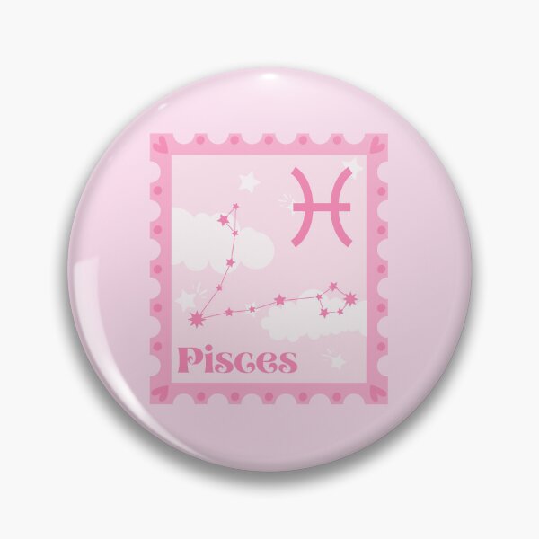 Item preview, pisces constellation stamp ⋆˙⟡  designed and sold by BookishCharmCo.