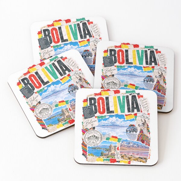 Item preview, Bolivia Vintage Andean Travel Collage designed and sold by EdwinkOne.