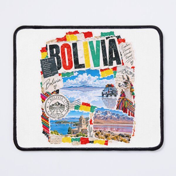 Item preview, Bolivia Vintage Andean Travel Collage designed and sold by EdwinkOne.