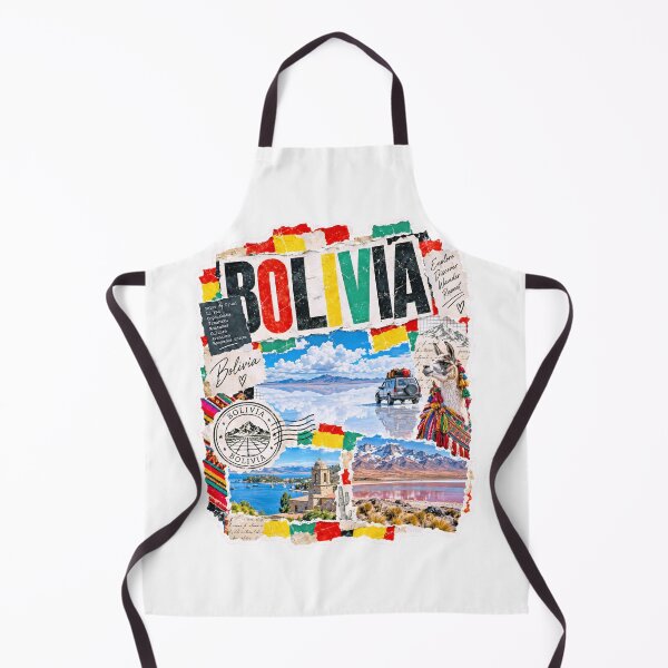 Item preview, Bolivia Vintage Andean Travel Collage designed and sold by EdwinkOne.