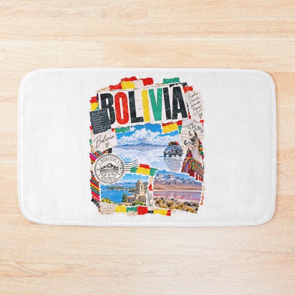 Item preview, Bolivia Vintage Andean Travel Collage designed and sold by EdwinkOne.