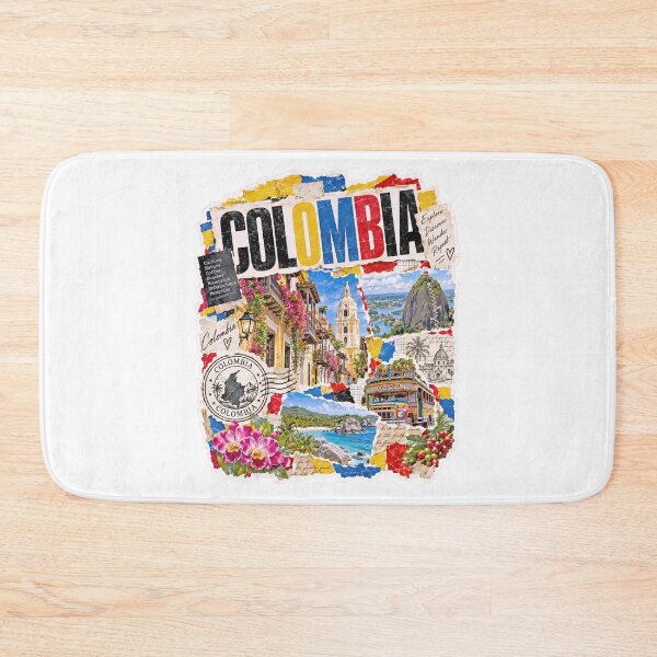 Item preview, Colombia Vintage Travel Collage and Culture designed and sold by EdwinkOne.