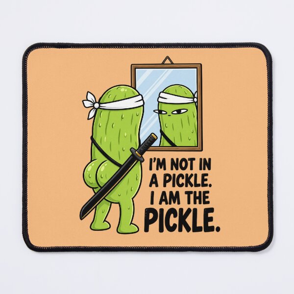 Item preview, Ninja Pickle Mirror Motivation designed and sold by lockyrollflu.