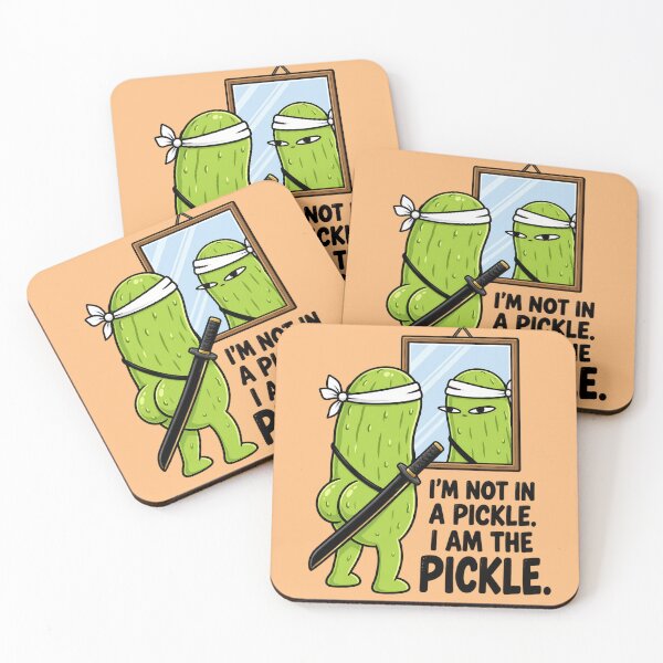 Item preview, Ninja Pickle Mirror Motivation designed and sold by lockyrollflu.