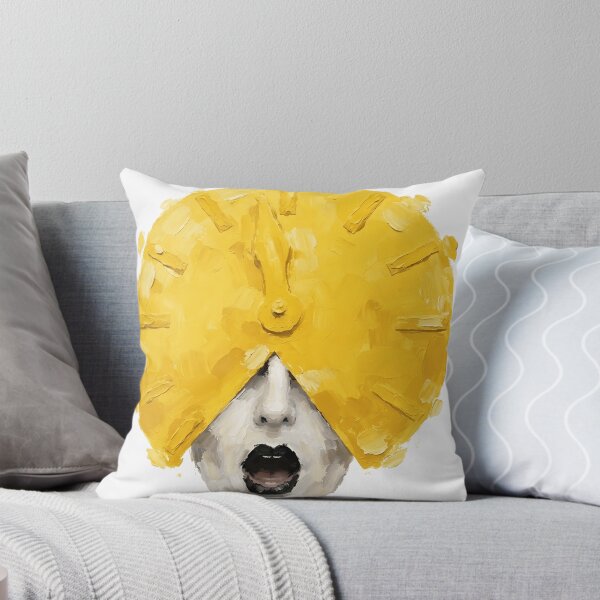 Item preview, Yellow Clock Screaming Face Art designed and sold by Yellow Zone.