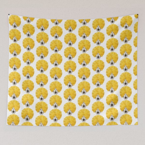 Item preview, Yellow Clock Screaming Face Art designed and sold by Yellow Zone.
