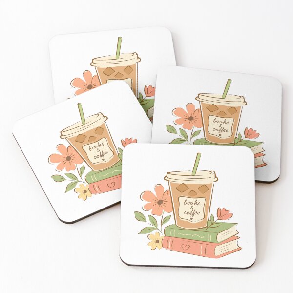 Item preview, Books & Coffee Book Lover Coffee Drinker Reading Enthusiast designed and sold by SkeletonsDanger.