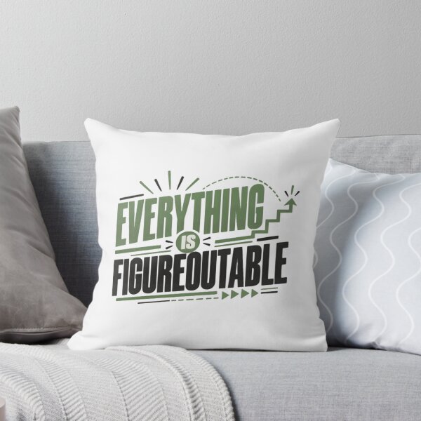 Item preview, Everything Is Figureoutable Motivational Growth Mindset Entrepreneur Quote designed and sold by HumansStuck12.