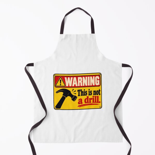 Item preview, Warning This Is Not A Drill Pun Humor Handyman Builder designed and sold by HumansStuck12.