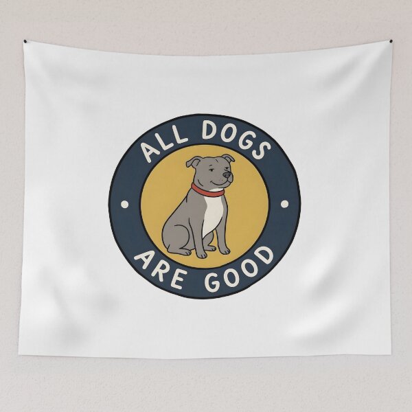 Item preview, Pitbull - All Dogs Are Good designed and sold by LuloCreative.