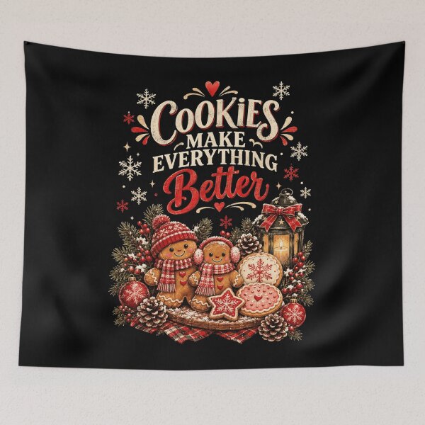 Item preview, Vintage Cookies Make Everything Better Gingerbread Christmas designed and sold by browning2989.