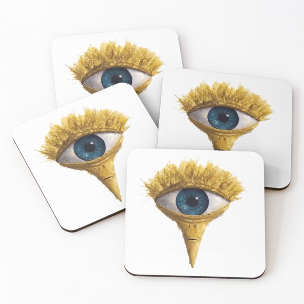 Item preview, Yellow Furry Eye Creature Art designed and sold by Yellow Zone.