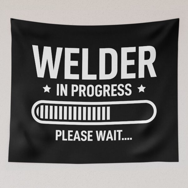 Item preview, Welder In Progress Please Wait designed and sold by RareBunny.
