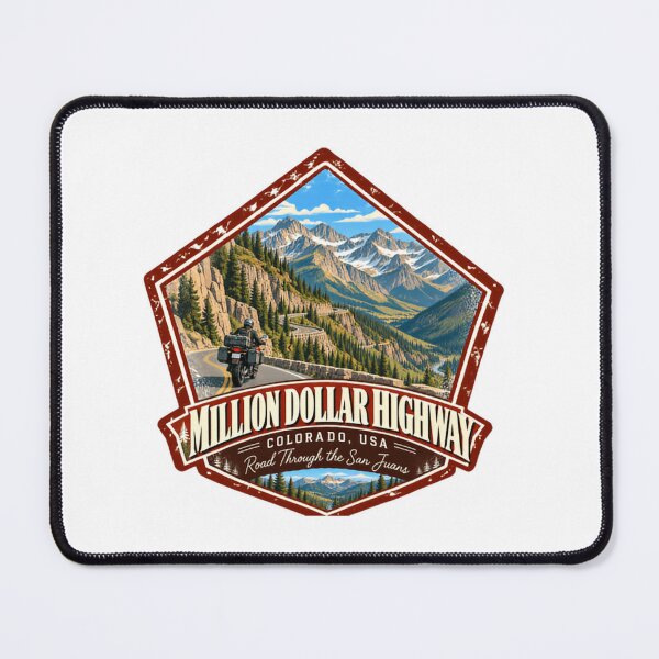 Item preview, Million Dollar Highway Colorado USA Motorcycle Road Trip San Juan Mountains designed and sold by Simsimah26Parks.
