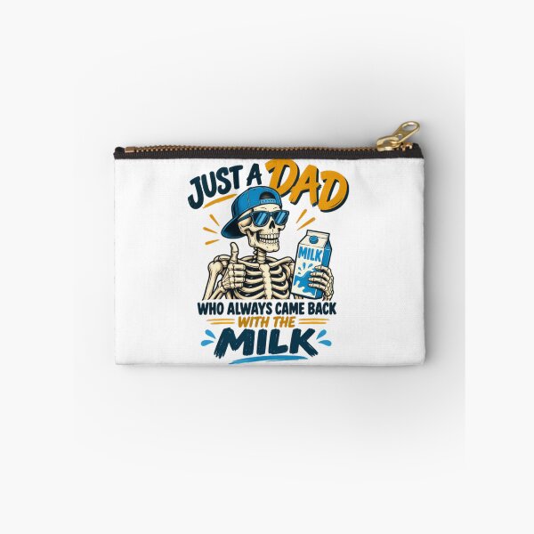 Item preview, Just A Dad Who Always Came Back With The Milk Funny Father Humor Meme designed and sold by HumansStuck12.