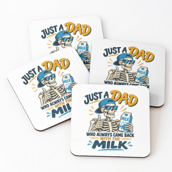 Item preview, Just A Dad Who Always Came Back With The Milk Funny Father Humor Meme designed and sold by HumansStuck12.