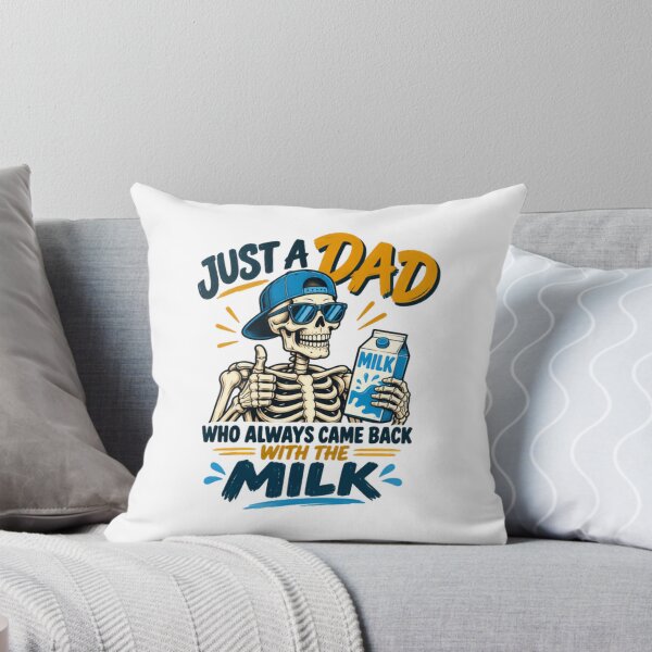 Item preview, Just A Dad Who Always Came Back With The Milk Funny Father Humor Meme designed and sold by HumansStuck12.