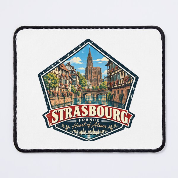 Item preview, Strasbourg France Heart Of Alsace French City Travel Souvenir designed and sold by NeedForParks.