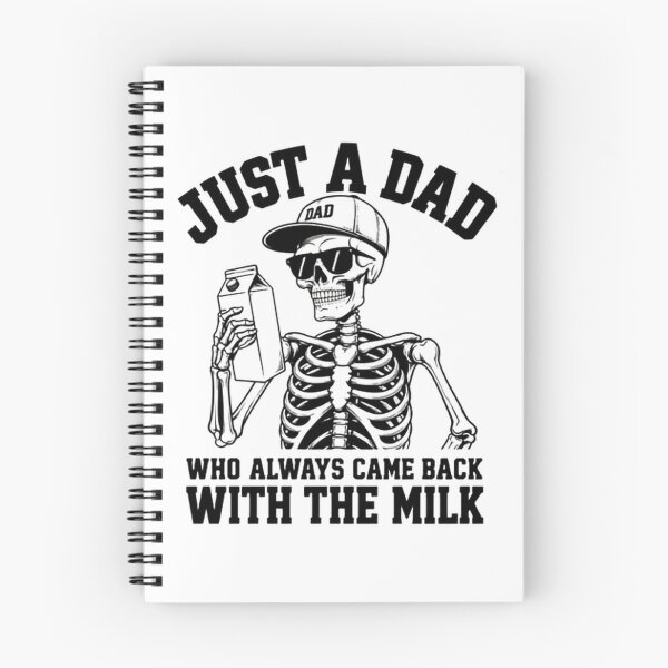 Item preview, Just A Dad Who Always Came Back With The Milk Father Funny Parent Humor designed and sold by HumansStuck12.