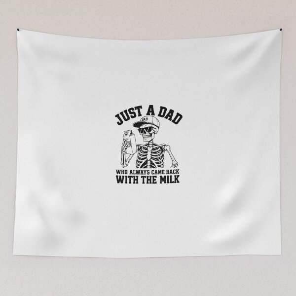 Item preview, Just A Dad Who Always Came Back With The Milk Father Funny Parent Humor designed and sold by HumansStuck12.