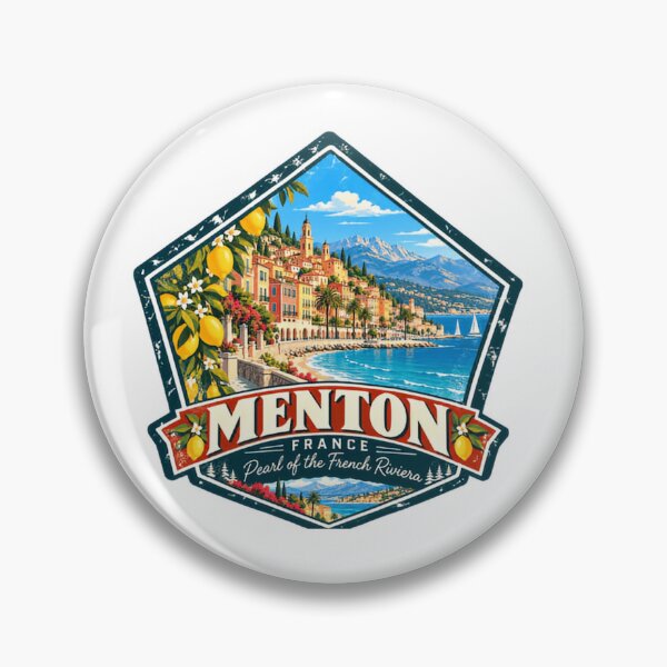 Item preview, Menton France Pearl Of The French Riviera Travel Souvenir Vacation designed and sold by Simsimah26Parks.