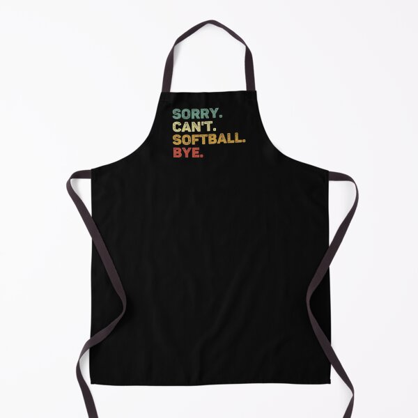 Item preview, Sorry Can't Softball Bye Retro Funny Softball designed and sold by RareBunny.