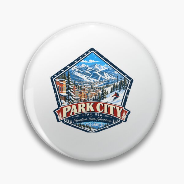 Item preview, Park City Utah USA Mountain Town Adventure Ski Snowboard Vacation designed and sold by RetroMini2026.