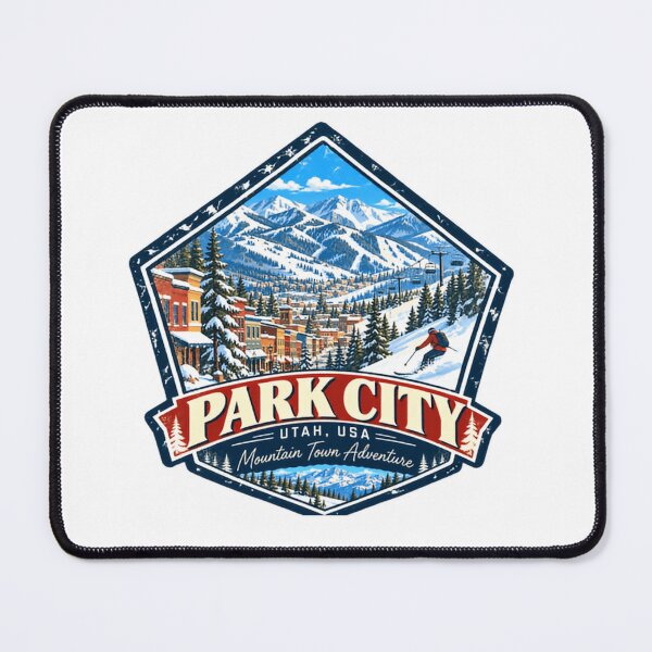 Item preview, Park City Utah USA Mountain Town Adventure Ski Snowboard Vacation designed and sold by RetroMini2026.
