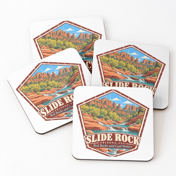 Item preview, Slide Rock Arizona USA Red Rocks And Cool Waters Travel Nature Souvenir designed and sold by NeedForParks.