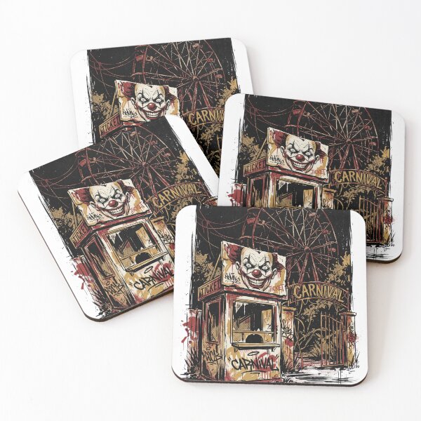 Item preview, Creepy Carnival Clown designed and sold by YesterdayTodayTomorrow.