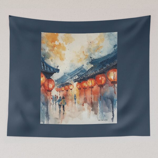 Item preview, Adorned Orange Lanterns designed and sold by lifeinspired4u.
