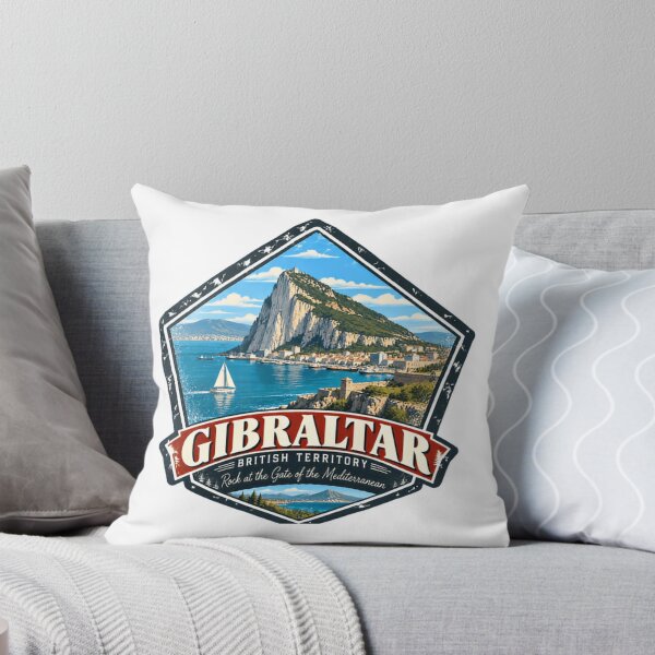 Item preview, Gibraltar British Territory Rock At The Gate Of The Mediterranean Travel Souvenir Destination designed and sold by Simsimah26Parks.
