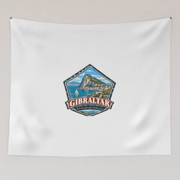 Item preview, Gibraltar British Territory Rock At The Gate Of The Mediterranean Travel Souvenir Destination designed and sold by Simsimah26Parks.