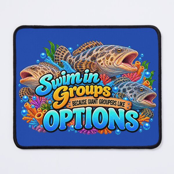 Item preview, Giant Groupers Like Options designed and sold by Elisabeth Lucas.