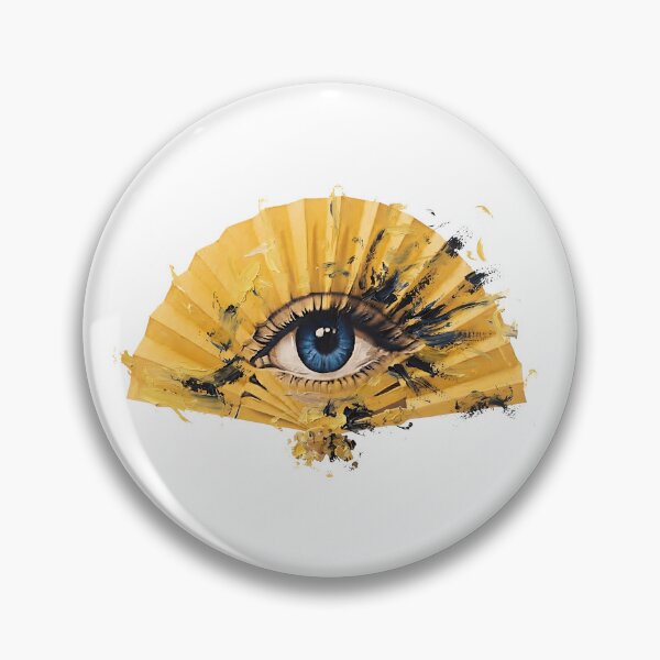 Item preview, Yellow Fan Eye Surreal Art designed and sold by Yellow Zone.