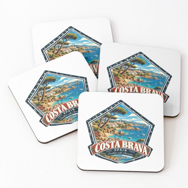 Item preview, Costa Brava Spain Coastline With Character European Travel Souvenir Vacation designed and sold by RetroMini2026.