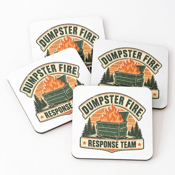 Item preview, Dumpster Fire Response Team Chaos Emergency Problem Solver Humor designed and sold by HumansStuck12.