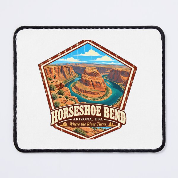 Item preview, Horseshoe Bend Arizona USA Where The River Turns Travel Adventure Explorer designed and sold by Simsimah26Parks.