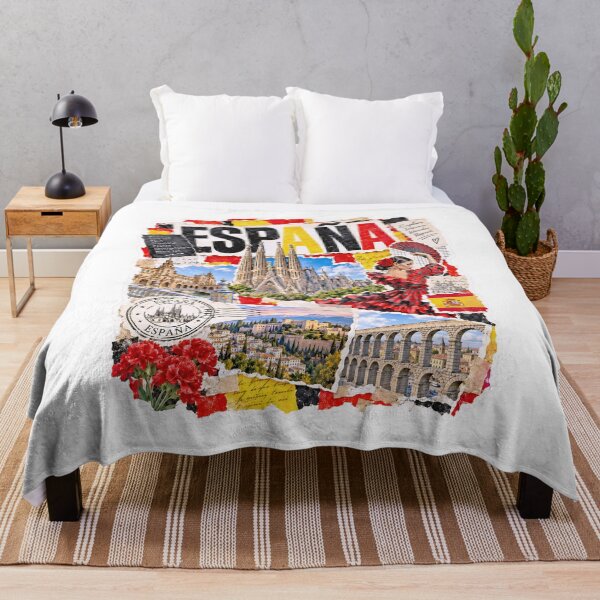 Item preview, Spain Vintage Travel Collage and Culture designed and sold by EdwinkOne.