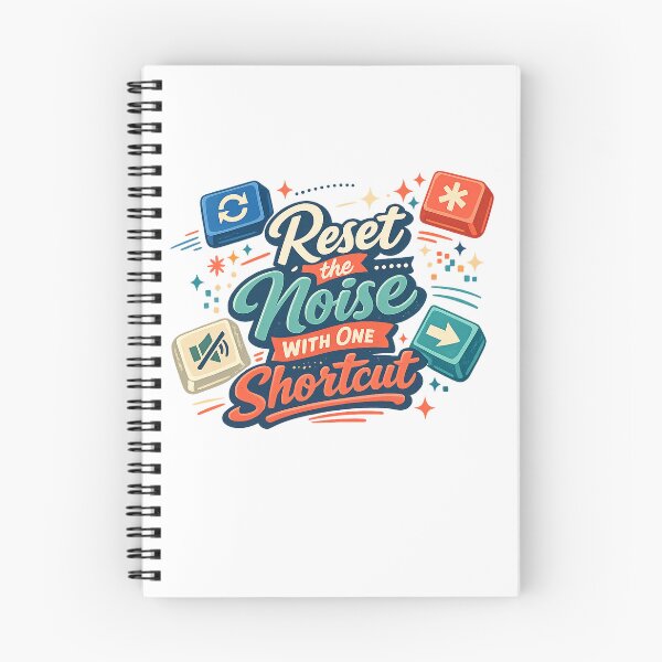 Item preview, Reset the Noise with One Shortcut Funny Keyboard Tech Productivity Design designed and sold by inkoutninja.
