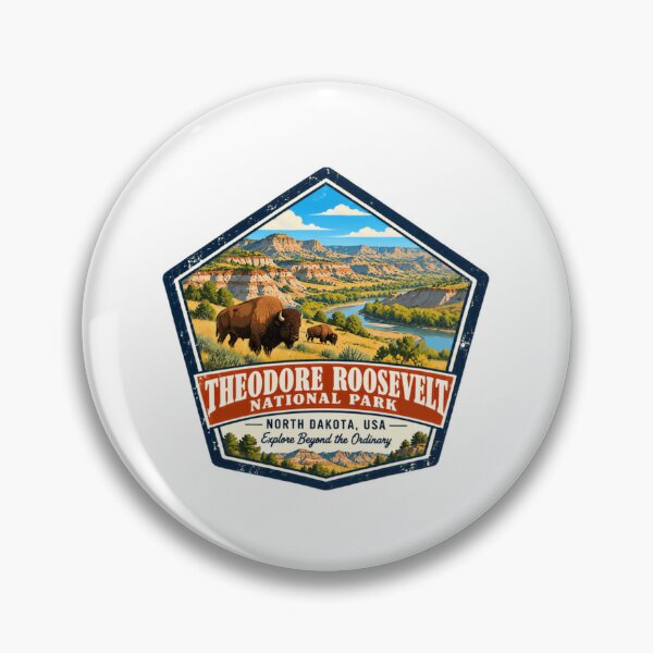 Item preview, Theodore Roosevelt National Park North Dakota USA Explore Beyond The Ordinary National Park Souvenir Traveler designed and sold by JonesFlora2025.