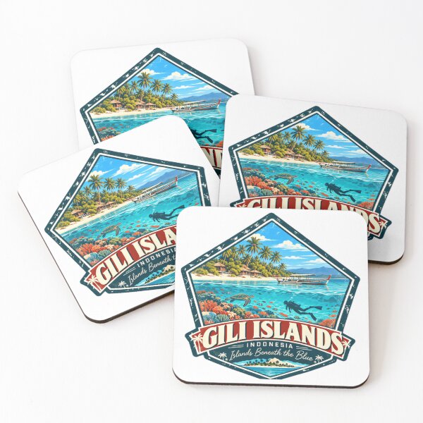 Item preview, Gili Islands Indonesia Islands Beneath The Blue Travel Vacation Diving designed and sold by Simsimah26Parks.
