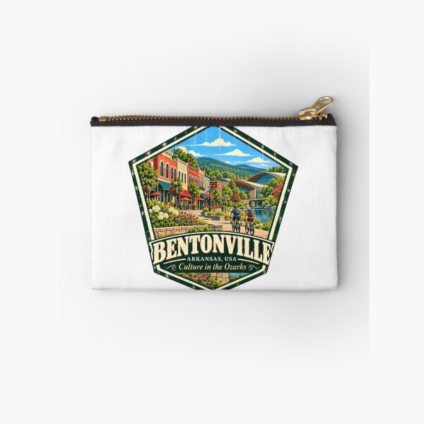 Item preview, Bentonville Arkansas USA Culture In The Ozarks Travel Local Resident Cycling designed and sold by RetroMini2026.