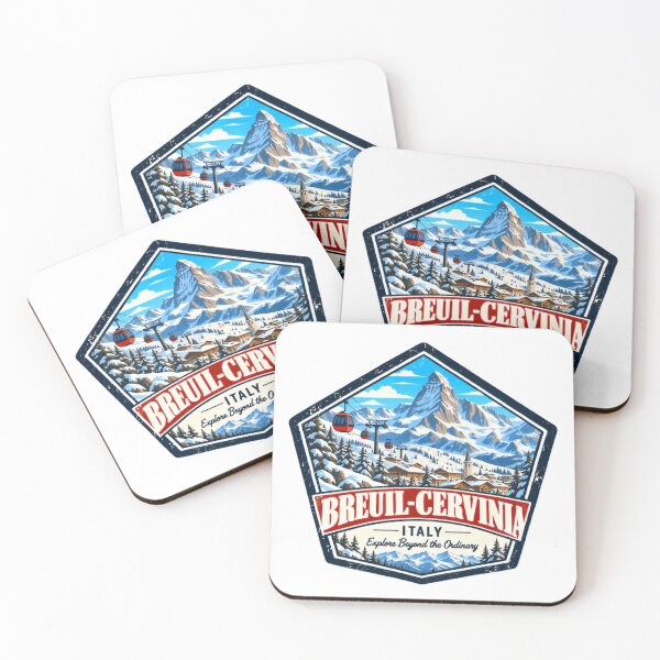 Item preview, Breuil-Cervinia Italy Explore Beyond The Ordinary Ski Resort Mountain Travel Adventurer Skier designed and sold by JonesFlora2025.