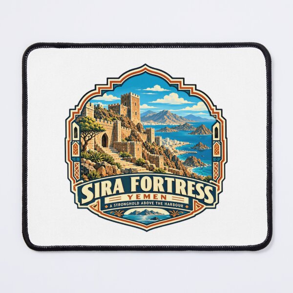 Item preview, Sira Fortress Yemen A Stronghold Above The Harbour Travel Landmark Souvenir designed and sold by NeedForParks.