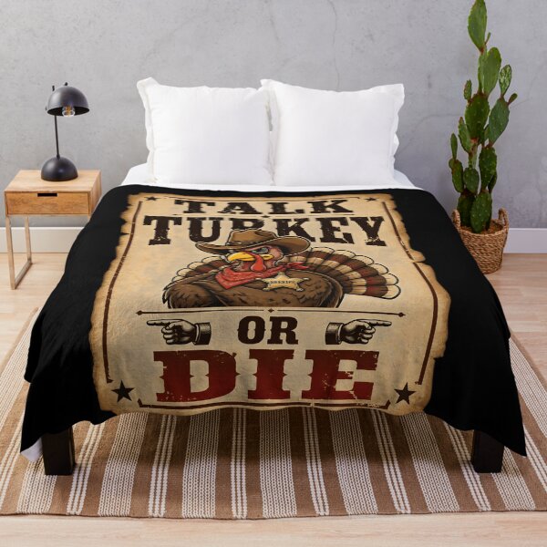 Item preview, Talk Turkey Or Die Thanksgiving designed and sold by BernoNickel.