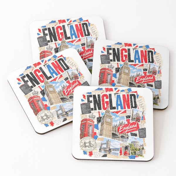Item preview, England Vintage Travel Collage Featuring London designed and sold by EdwinkOne.