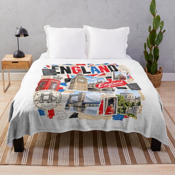 Item preview, England Vintage Travel Collage Featuring London designed and sold by EdwinkOne.